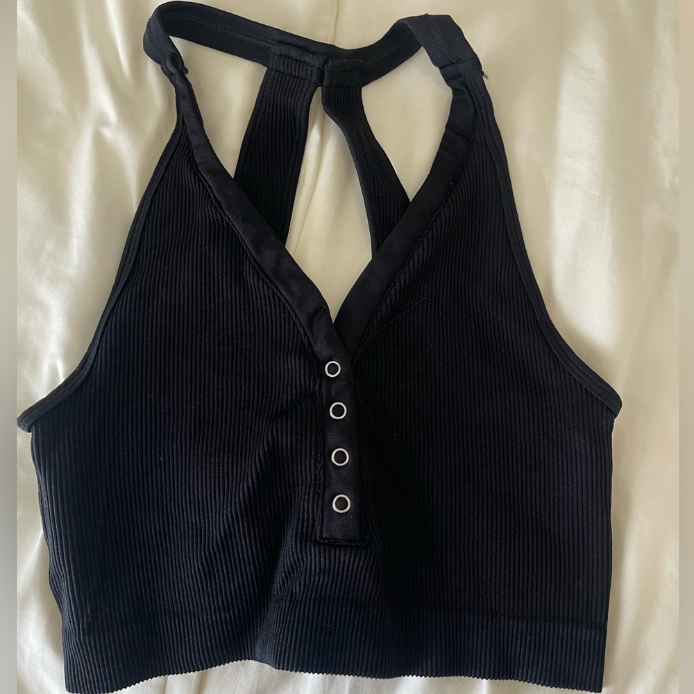 Yogalicious Ribbed Crop Top